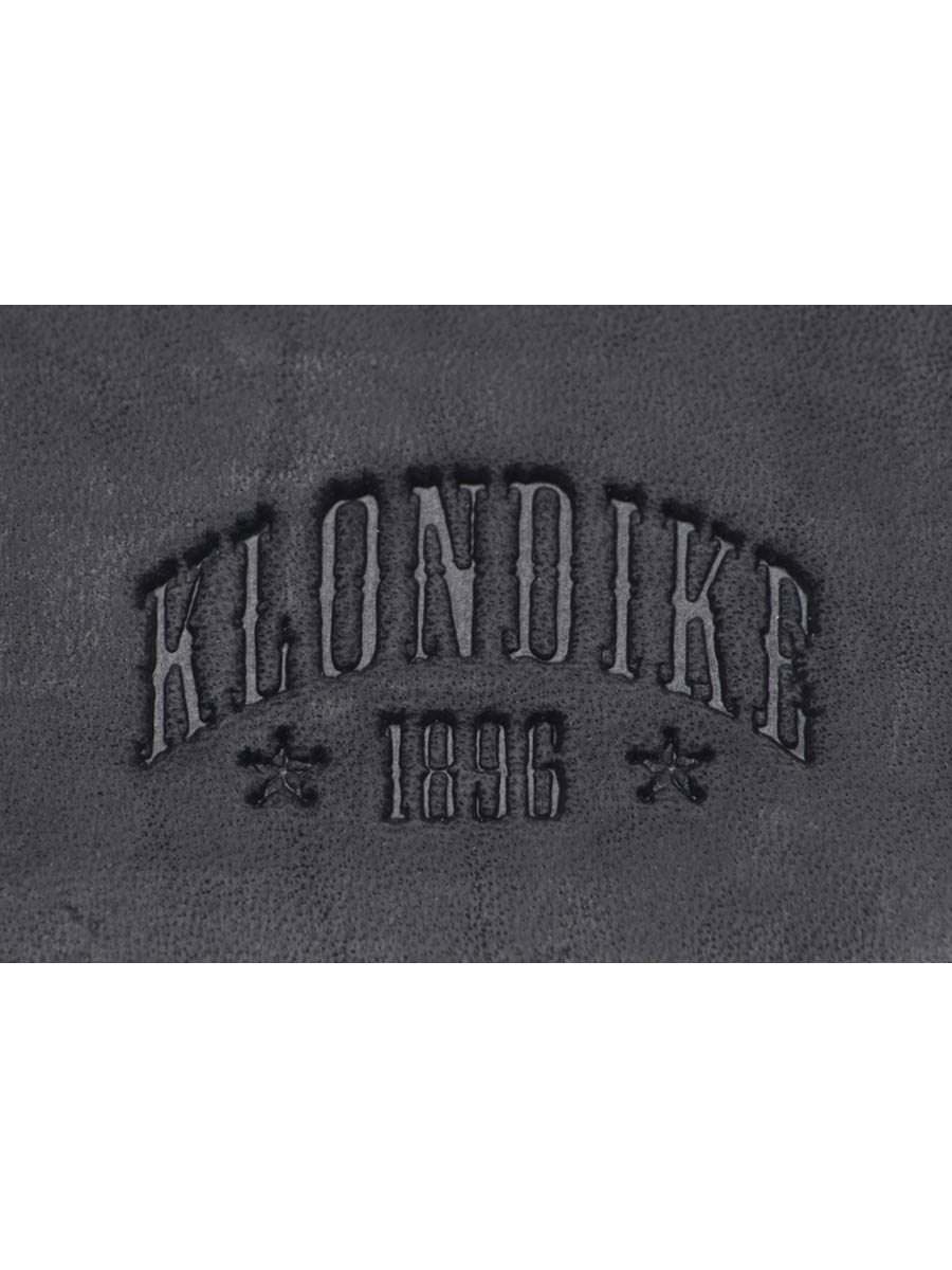 Бумажник KLONDIKE 1896 Yukon, натуральная кожа в чёрном цвете, 10 х 2 х 12,5 см