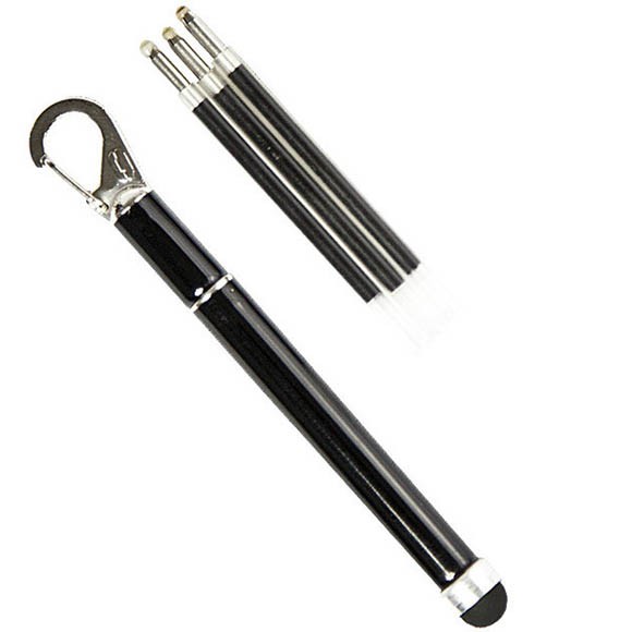 Брелок-ручка True Utility StylusPen, черный