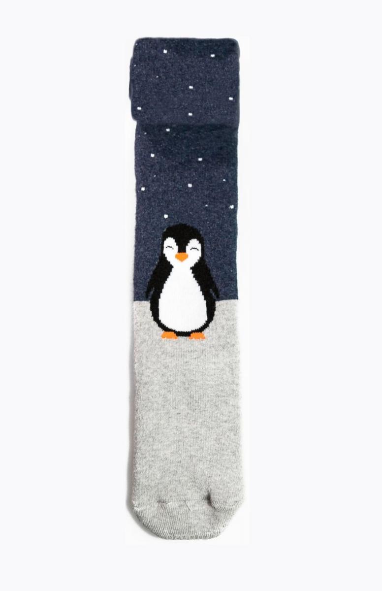 Колготки детские "Пингвин на снегу"