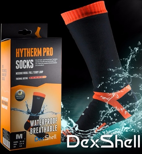 Водонепроницаемые носки DexShell Hytherm Pro (с шерстью)
