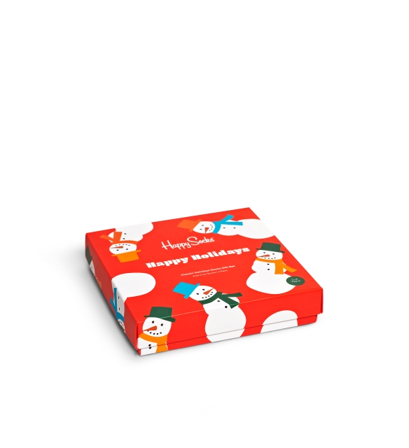 Новогодний подарок - 4 пары детских носков в коробке
