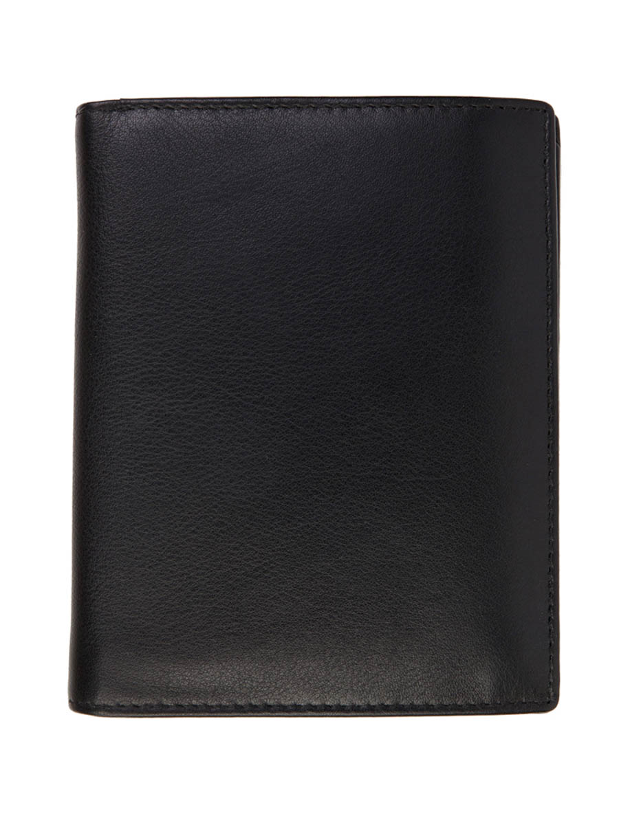 Бумажник KLONDIKE 1896 Claim, натуральная кожа в чёрном цвете, 10,5 х 1,5 х 13 см