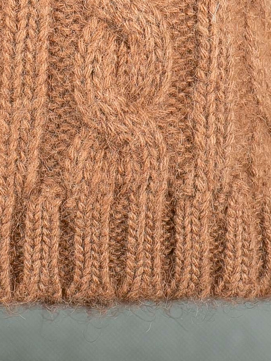 Royal Wool Шапка из верблюжьей шерсти “косичка” 193-SL-3