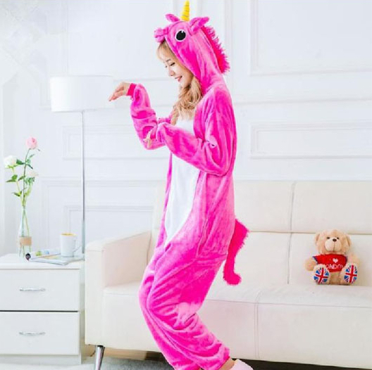 Детская пижама кигуруми Радужный Лиловый Единорог