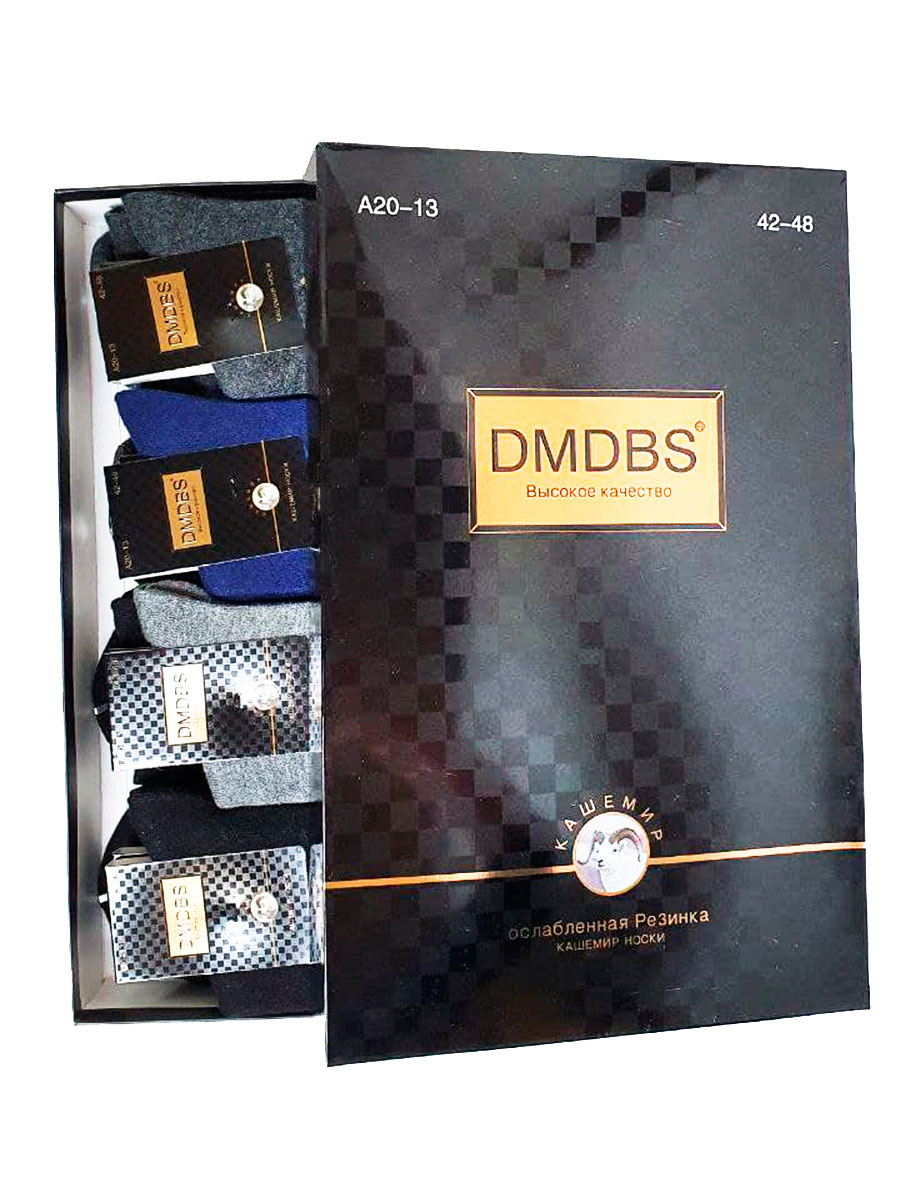 12 пар носков мужские Dmdbs А20-13 кашемировые в коробке