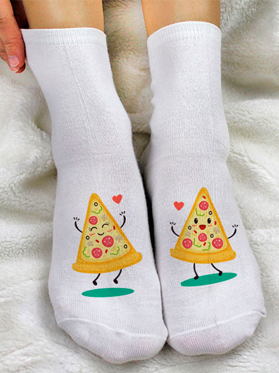 Носки женские "Пицца"