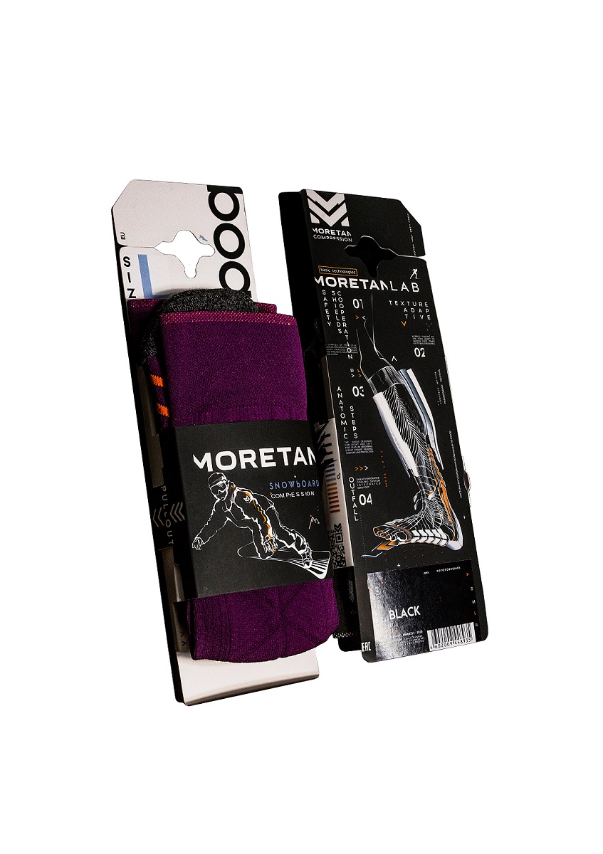 Компрессионные носки Snowboard Moretan для сноуборда