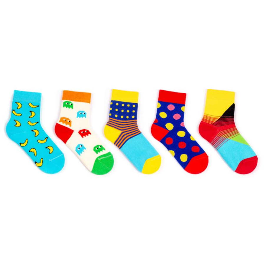 Набор детских цветных носков "Babushka" 5 пар