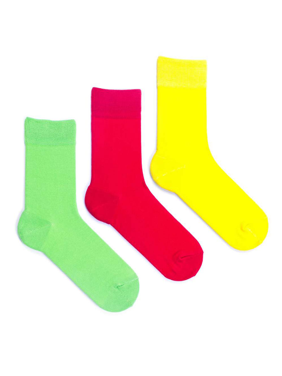 Набор женских цветных носков "Babushka" 3 пары