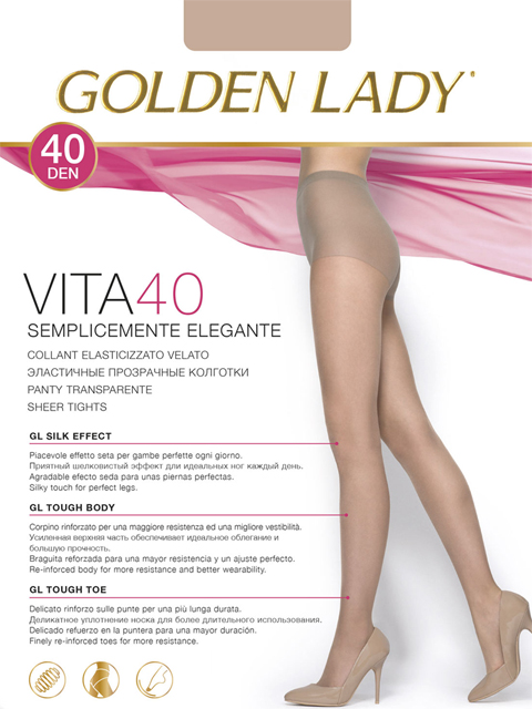 Колготки женские Golden Lady Vita 40 den