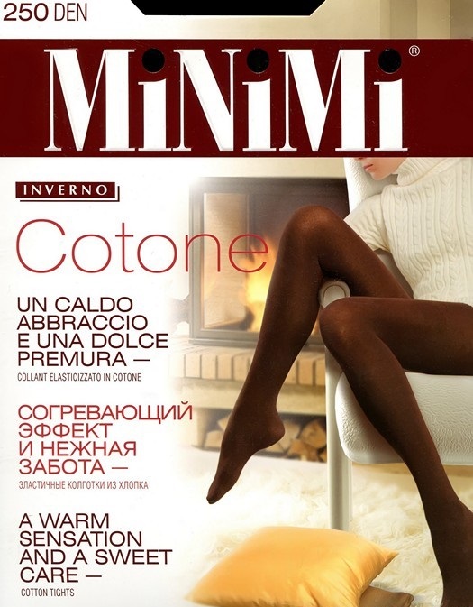 Колготки женские Minimi Cotone 250 den (XL, 2XL)
