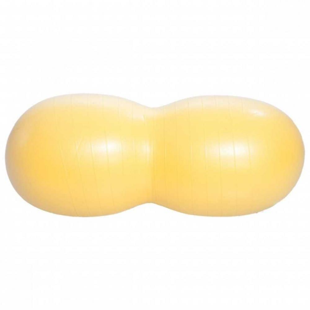 Гимнастический мяч в форме арахиса, с АВС, 40 см (жёлтый)