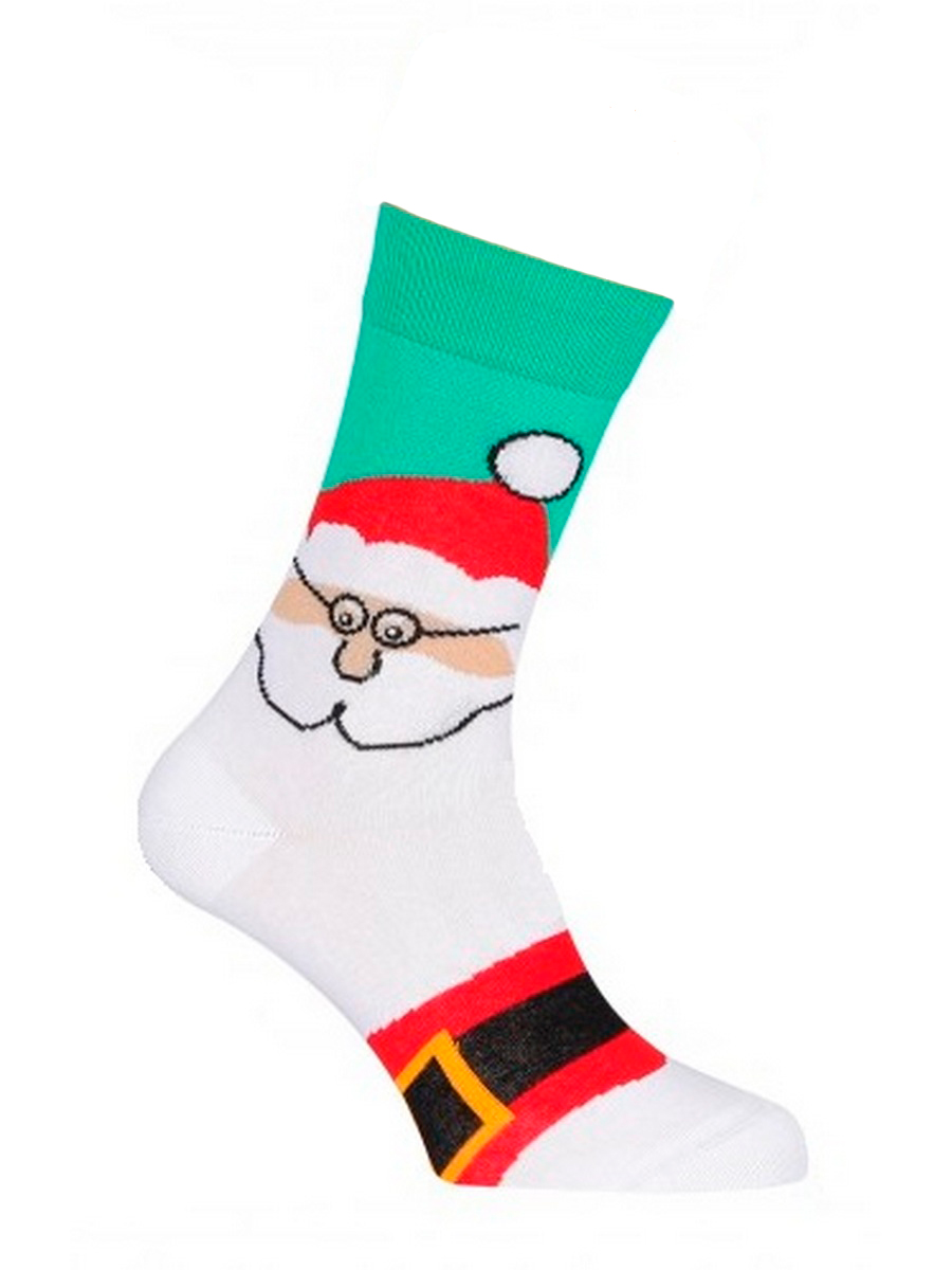 Новогодние мужские носки "Дед мороз"
