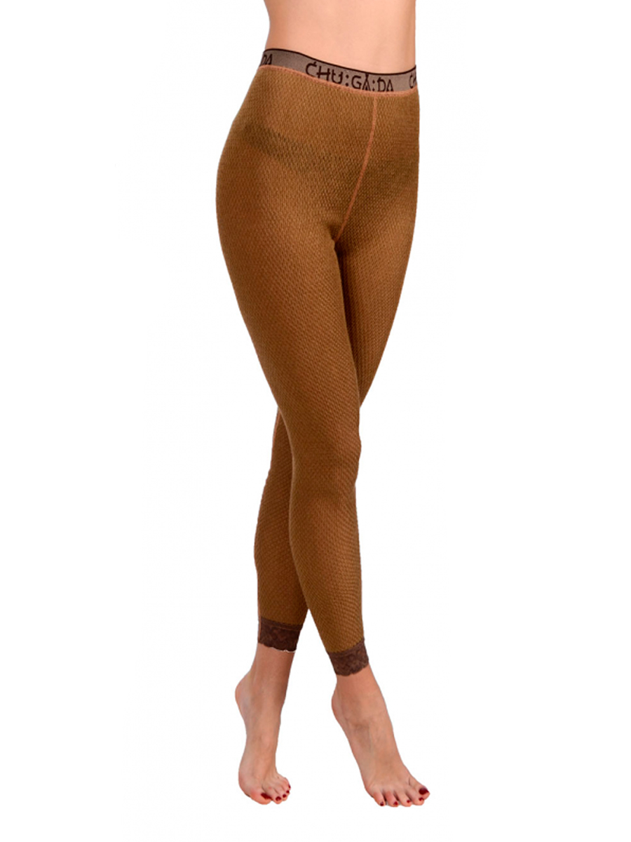 "Chu-Ga-Da" Термолегинсы женские однослойные из верблюжьей шерсти на рост 170-176 см