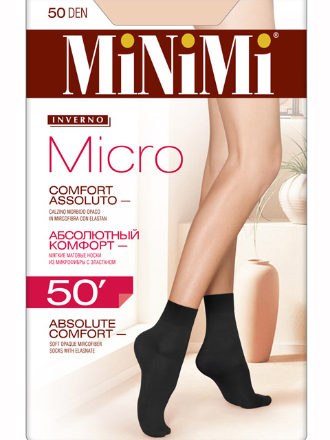 Носки женские Minimi Micro 50 den