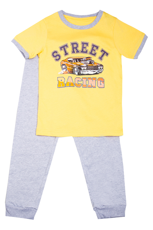 Пижама для мальчиков 8-11 лет "Street Racing"