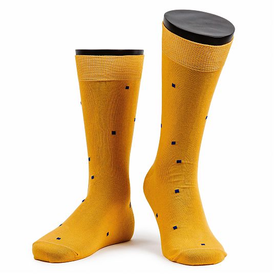 Art of color стильные желтые носки