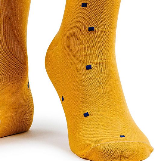 Art of color стильные желтые носки
