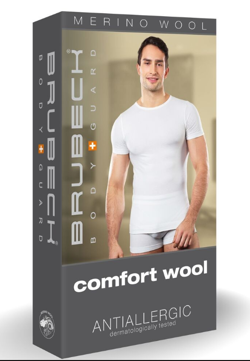 Brubeck Comfort Wool Термофутболка мужская, короткий рукав SS11030 / SS11290